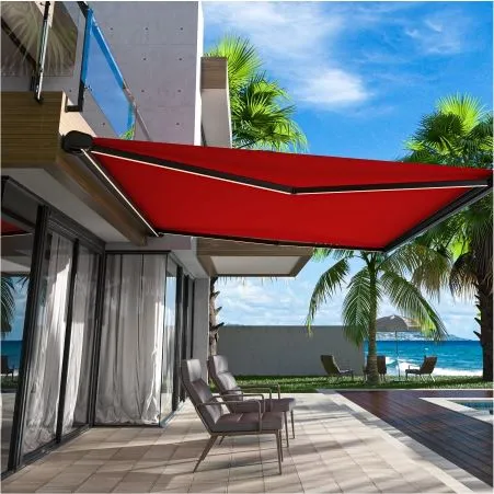 Tenda Balkon Tenda yang Dapat Ditarik