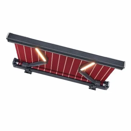 Tenda Lengan yang Dapat Ditarik dengan Valance Rol